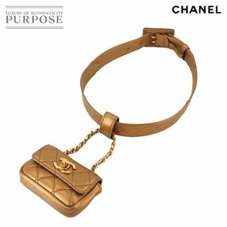 CHANEL(ボディバッグ/ウエストポーチ ・ ゴールド/金色系)の CHANEL(ボディバッグ/ウエストポーチ ・ ゴールド/金色系)の