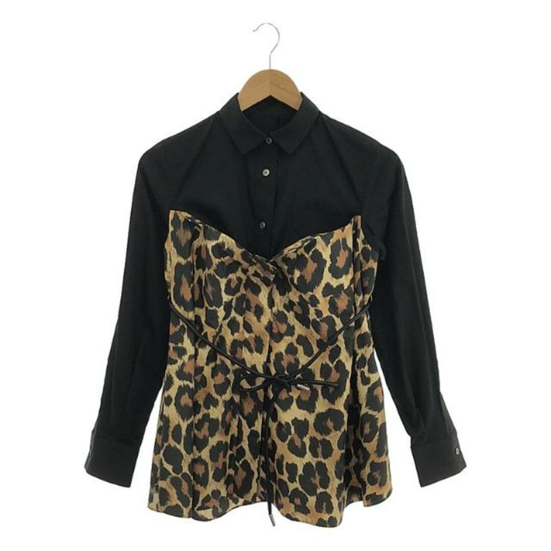 sacai - sacai / サカイ | Leopard Print Belted Hybrid Shirt sacai - sacai / サカイ | Leopard Print Belted Hybrid Shirt