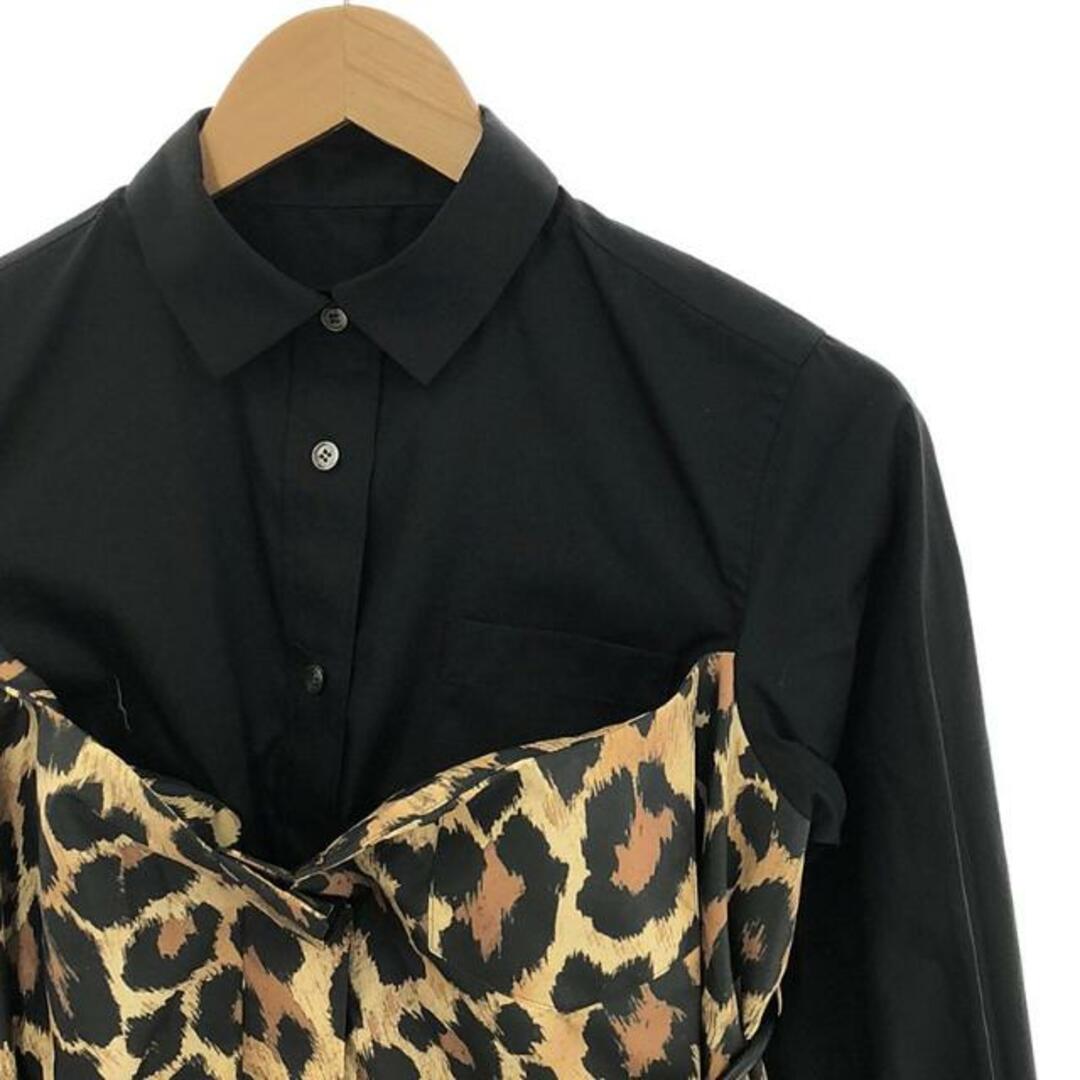 sacai - sacai / サカイ | Leopard Print Belted Hybrid Shirt sacai - sacai / サカイ | Leopard Print Belted Hybrid Shirt