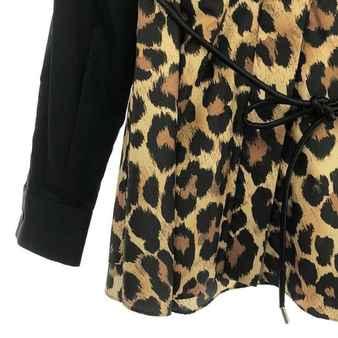 sacai - sacai / サカイ | Leopard Print Belted Hybrid Shirt sacai - sacai / サカイ | Leopard Print Belted Hybrid Shirt