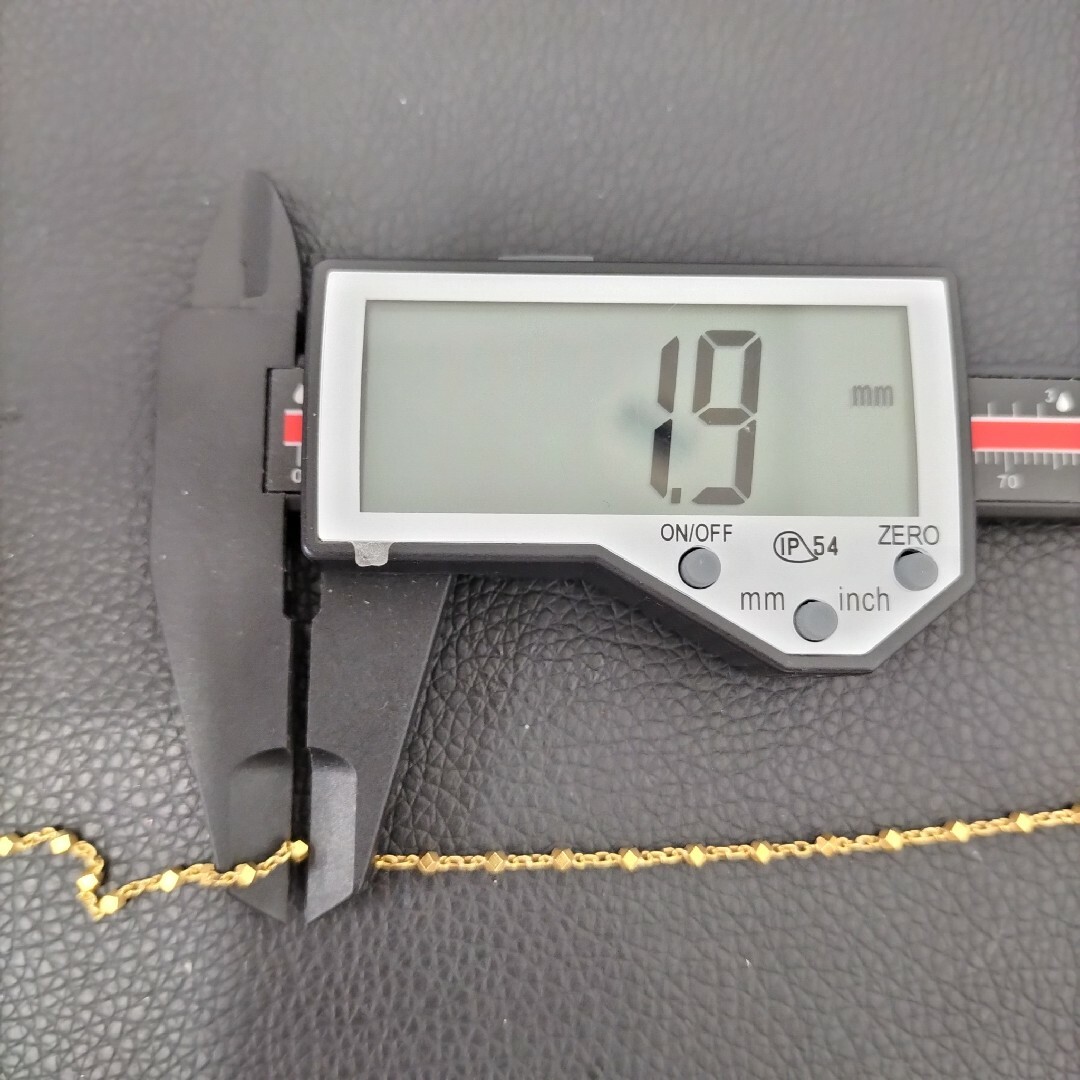 C070903) K18 YG ネックレス ホールマーク750 C070903) K18 YG ネックレス ホールマーク750