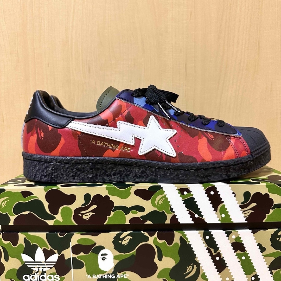 A BATHING APE - A BATHING APE × adidas - SUPERSTAR 80sの通販 A BATHING APE - A BATHING APE × adidas - SUPERSTAR 80sの通販