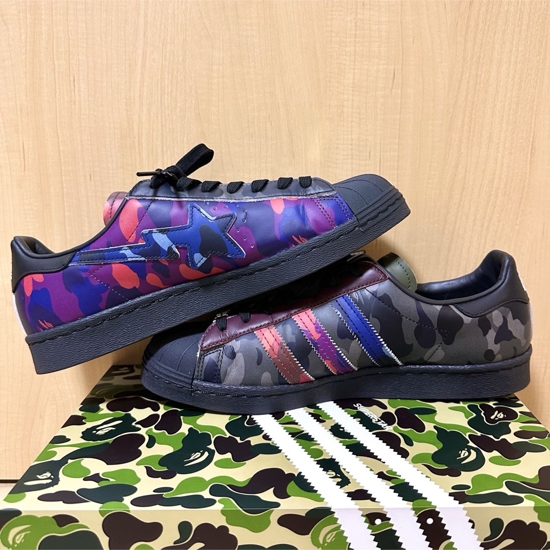 A BATHING APE - A BATHING APE × adidas - SUPERSTAR 80sの通販 A BATHING APE - A BATHING APE × adidas - SUPERSTAR 80sの通販