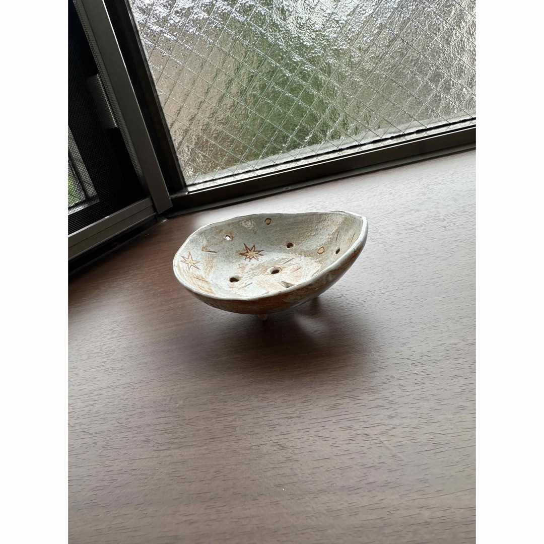 鹿児島睦 月 星 器 置物 鹿児島睦 月 星 器 置物