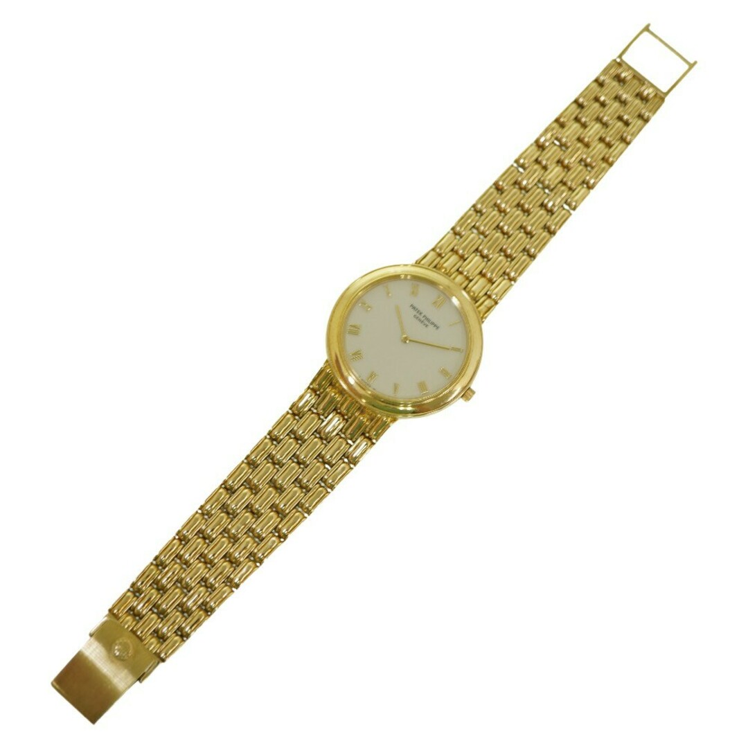PATEK PHILIPPE - 美品 パテックフィリップ カラトラバ K18YG 金 PATEK PHILIPPE - 美品 パテックフィリップ カラトラバ K18YG 金