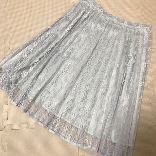 プロポーションボディドレッシング(PROPORTION BODY DRESSING)の未使用♡レースプリーツスカート(ひざ丈スカート)