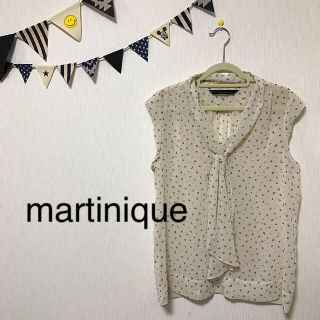 マルティニークルコント(martinique Le Conte)の込み☆martinique ノースリーブ(シャツ/ブラウス(半袖/袖なし))