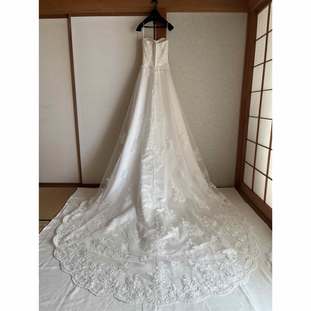 AIMER - 【匿名配送】美品!ロングトレーン ウェディングドレス AIMER - 【匿名配送】美品!ロングトレーン ウェディングドレス