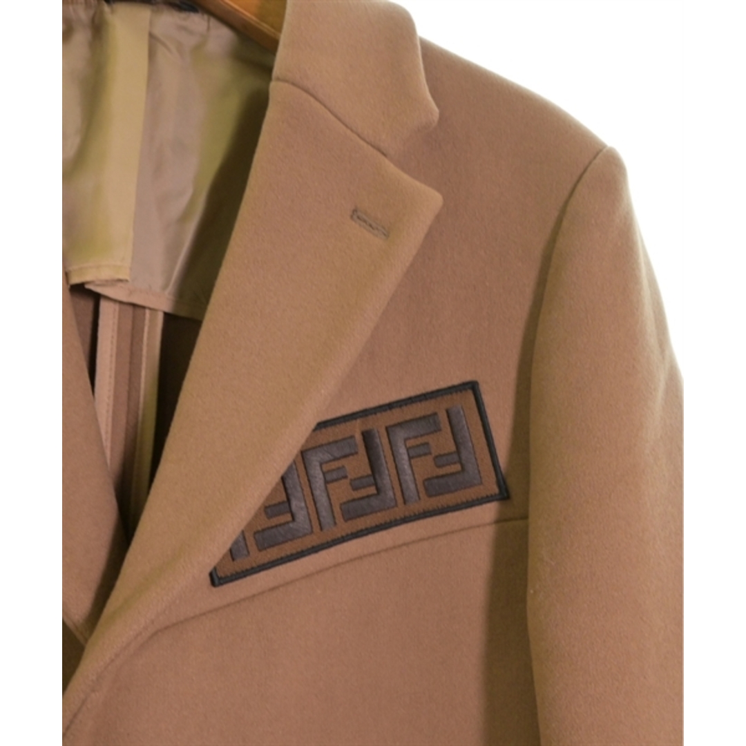 FENDI - FENDI フェンディ チェスターコート 44(S位) ベージュ系 FENDI - FENDI フェンディ チェスターコート 44(S位) ベージュ系