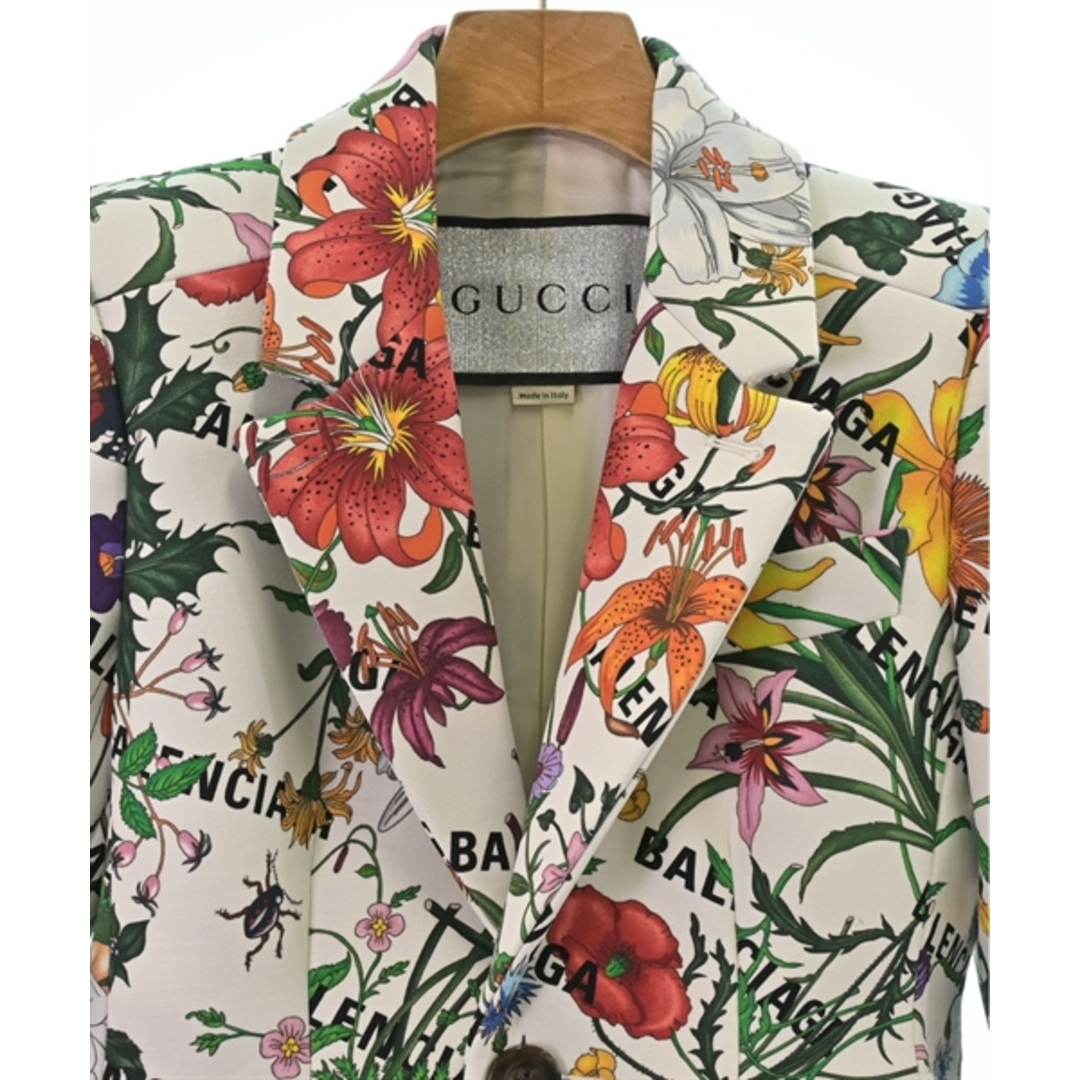 GUCCI - GUCCI グッチ テーラードジャケット 38(S位) 白 【古着 GUCCI - GUCCI グッチ テーラードジャケット 38(S位) 白 【古着