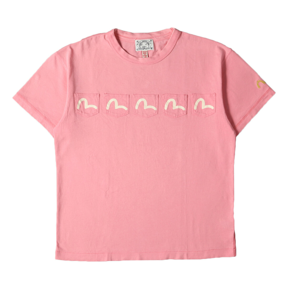 EVISU - EVISU エヴィス Tシャツ サイズ:40(L) カモメポケット EVISU - EVISU エヴィス Tシャツ サイズ:40(L) カモメポケット