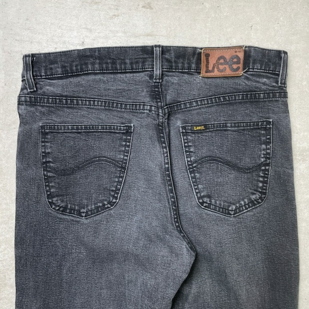 Lee - 00年代 Lee リー ブラックデニムパンツ ストレートデニム Lee - 00年代 Lee リー ブラックデニムパンツ ストレートデニム