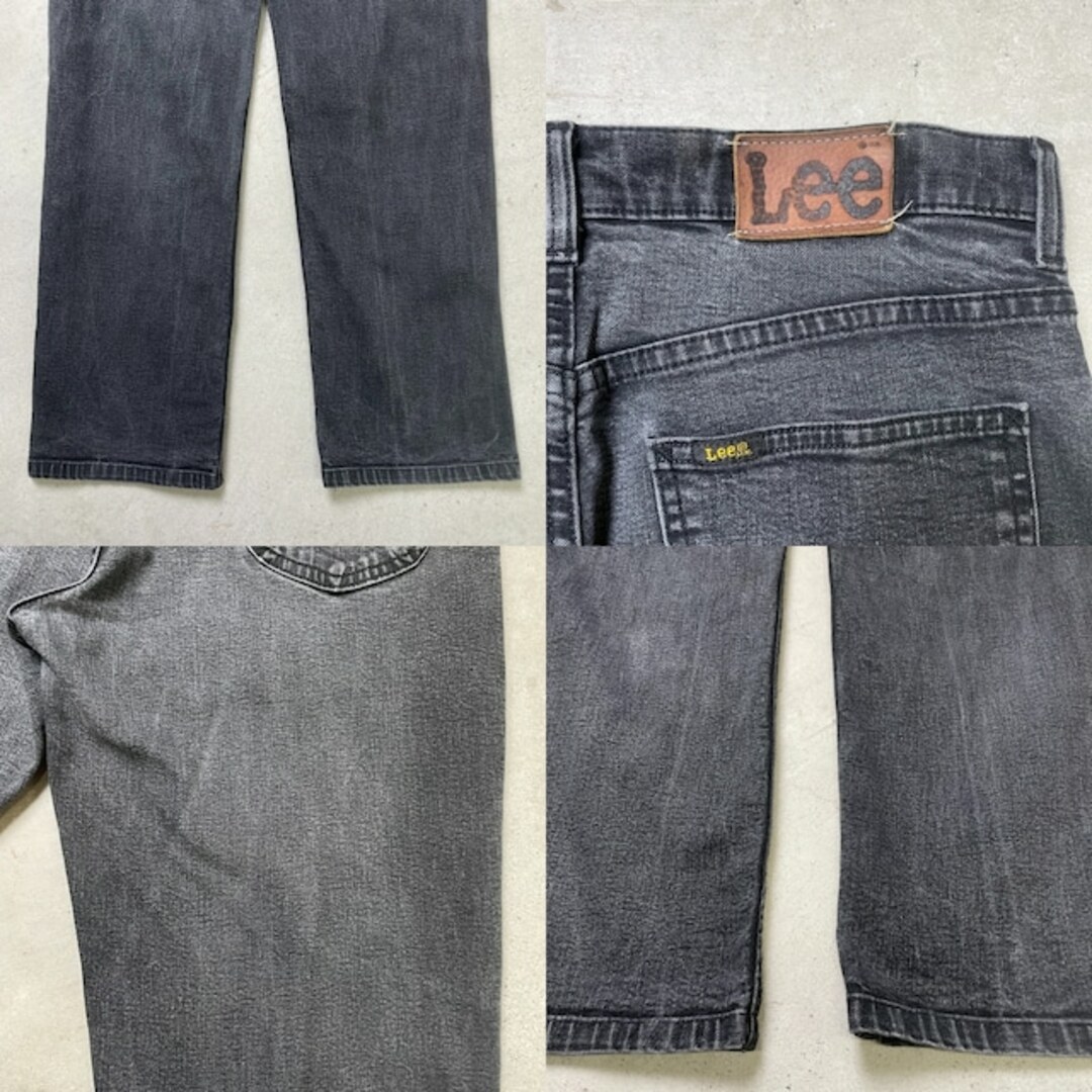 Lee - 00年代 Lee リー ブラックデニムパンツ ストレートデニム Lee - 00年代 Lee リー ブラックデニムパンツ ストレートデニム