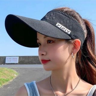 ゴルフウェアサンバイザー  サンバイザー  レディース ゴルフウェア UVカット(サンバイザー)