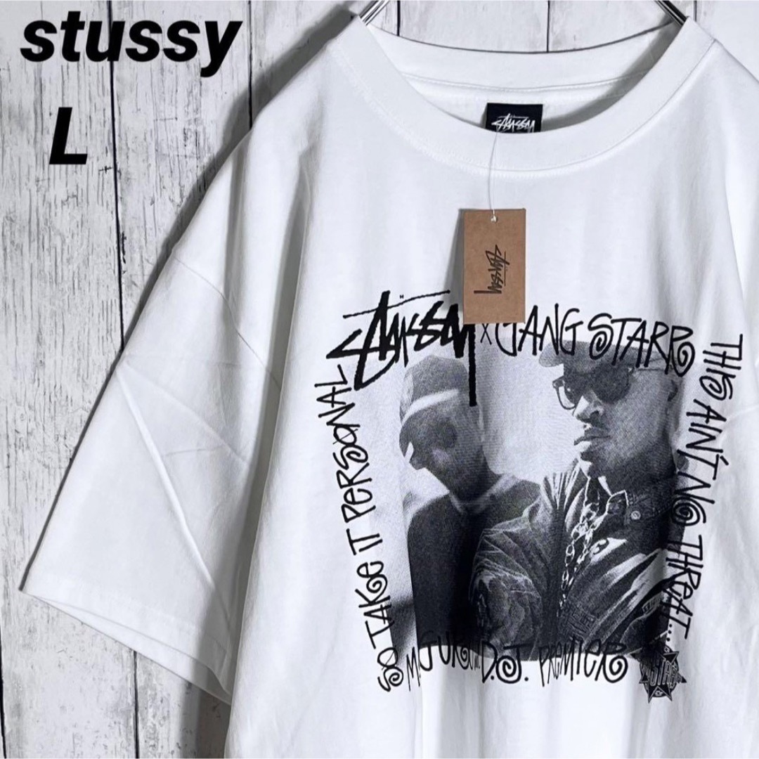 STUSSY - 【新品】【両面プリント】ステューシー Tシャツ L STUSSY - 【新品】【両面プリント】ステューシー Tシャツ L