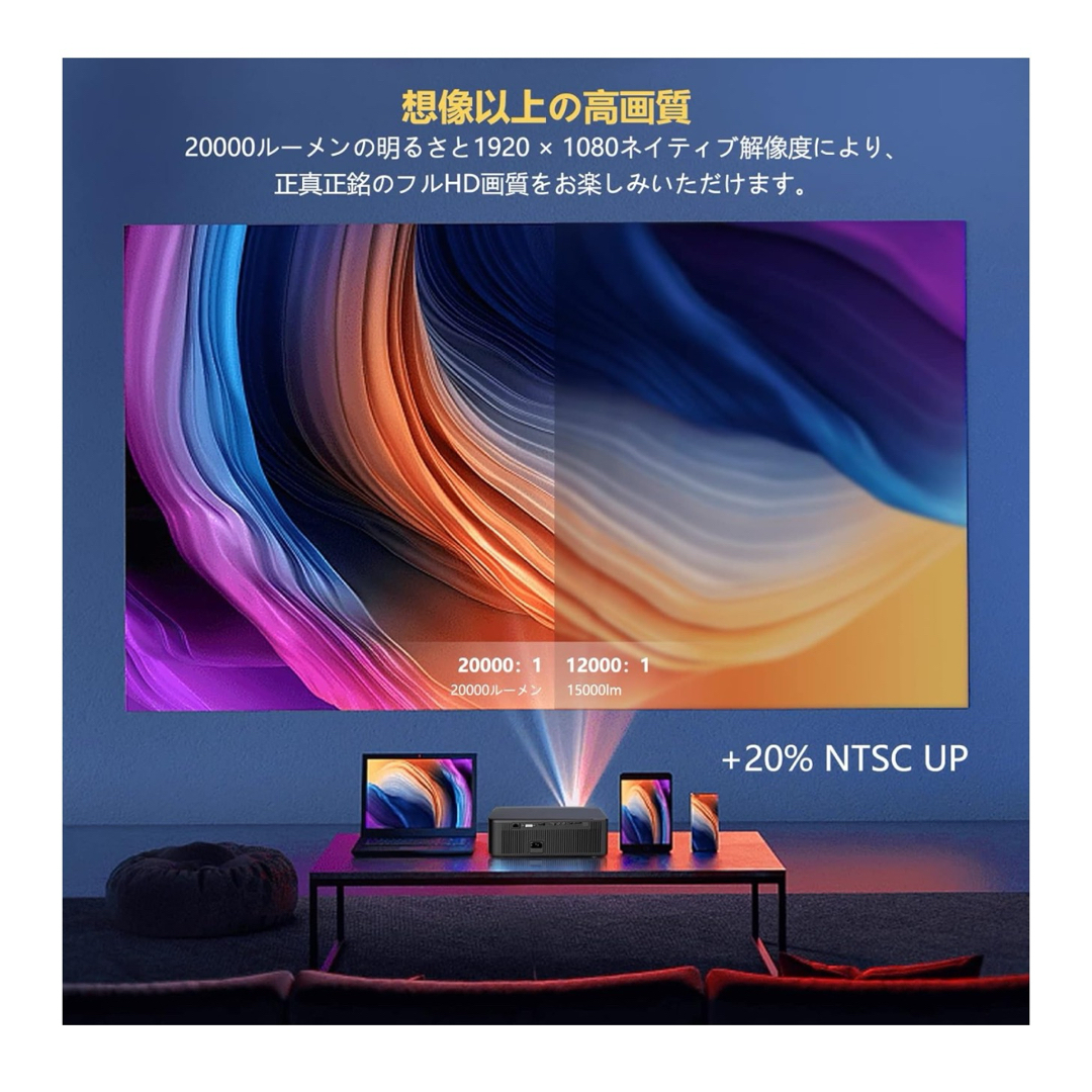 WTONISY プロジェクター【Android TV搭載】ホームシアター WTONISY プロジェクター【Android TV搭載】ホームシアター