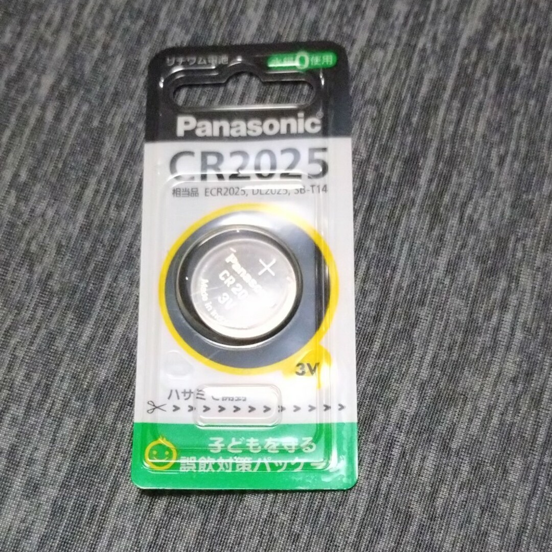Panasonic(パナソニック)のPanasonic リチウム電池 CR2025P スマホ/家電/カメラのスマホ/家電/カメラ その他(その他)の商品写真