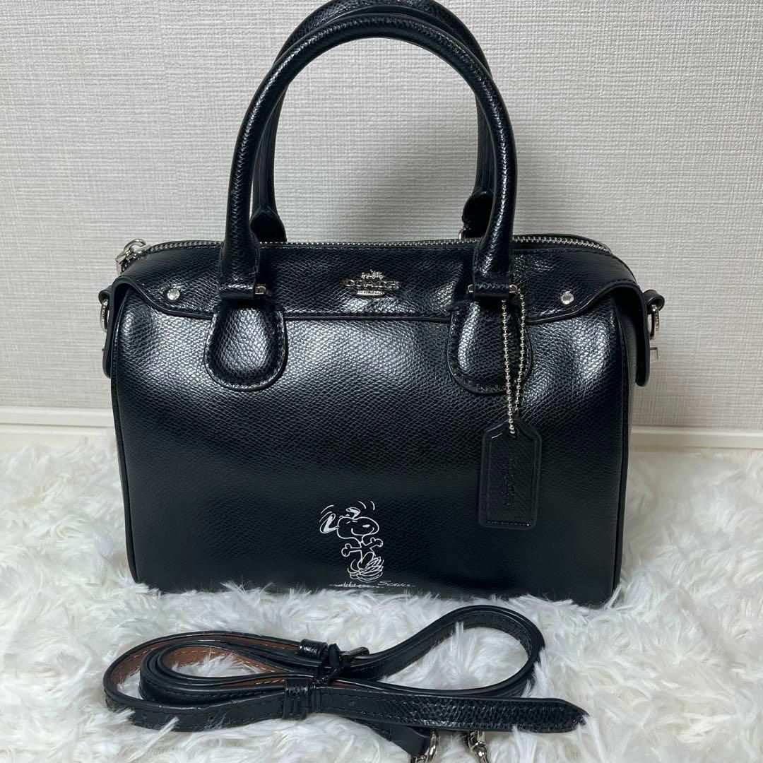 COACH - 極美品✨ COACH ショルダーバッグ ミニボストン レザー COACH - 極美品✨ COACH ショルダーバッグ ミニボストン レザー
