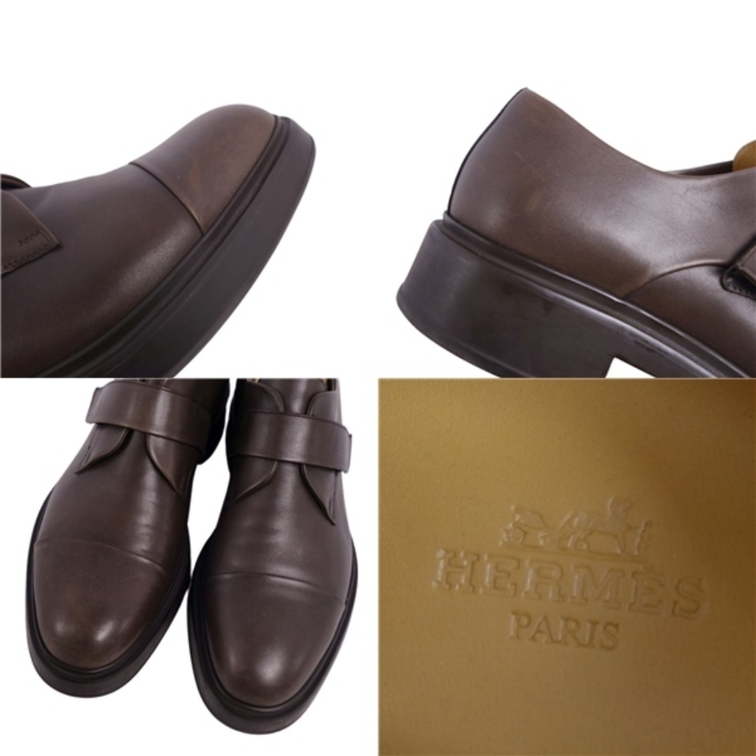 HERMES - 美品 エルメス HERMES レザーシューズ ビジネス HERMES - 美品 エルメス HERMES レザーシューズ ビジネス