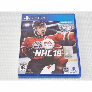 プレイステーション4(PlayStation4)のPS4★NHL 18 海外版 北米版★箱付・ソフト付★動作確認済(家庭用ゲームソフト)
