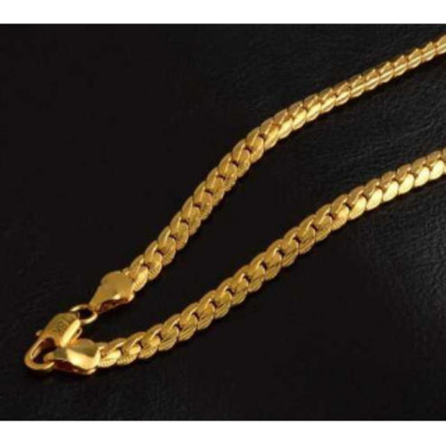 高級 K18 GOLDFILLED 喜平ネックレス メンズ 18k 50センチ メンズのアクセサリー(ネックレス)の商品写真