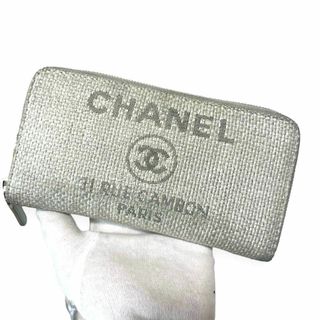CHANEL - シャネル ドーヴィル 長財布 ココマーク カンボン CHANEL - シャネル ドーヴィル 長財布 ココマーク カンボン