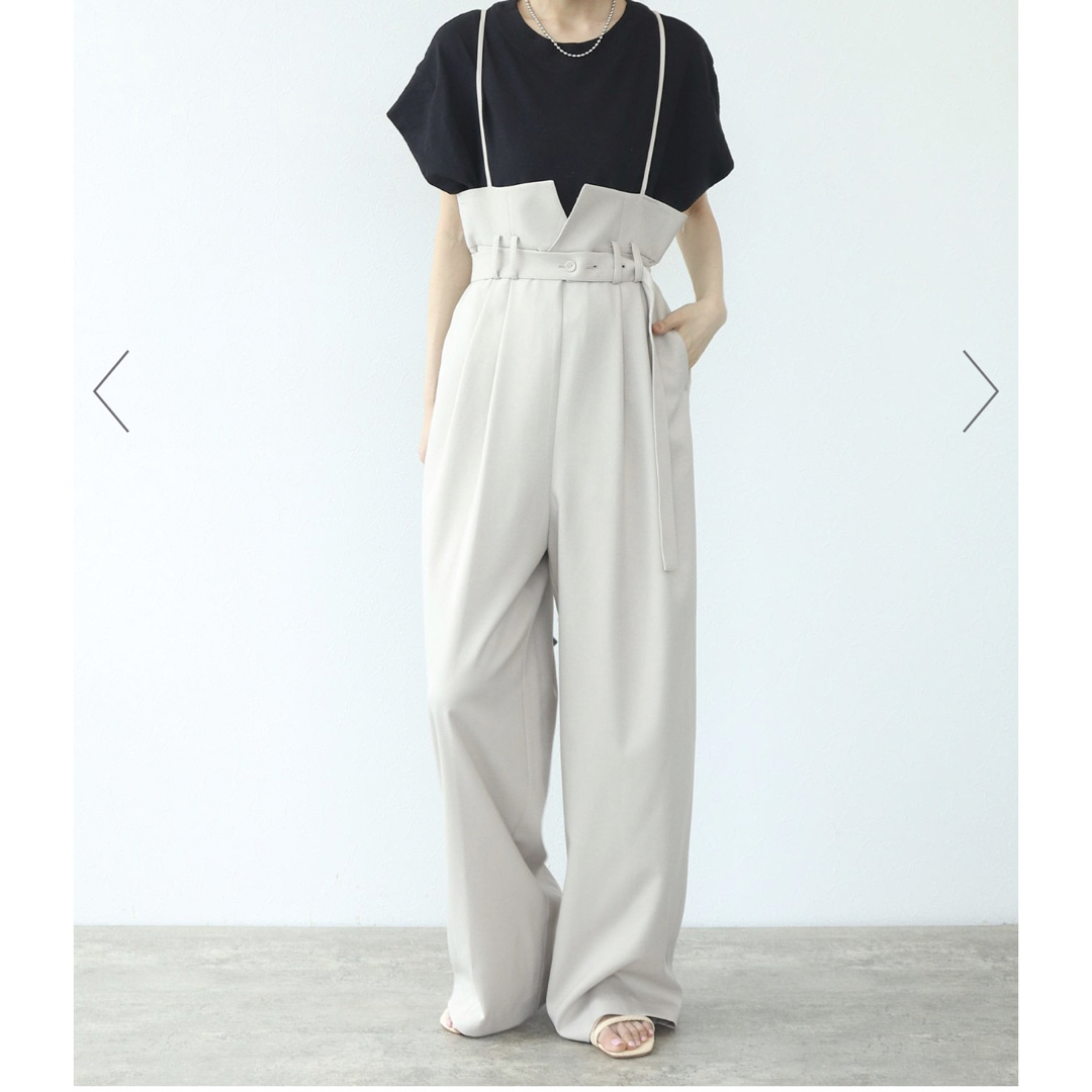 roughlow high-waist wide salopette サロペット サロペット roughlow high-waist wide salopette サロペット サロペット