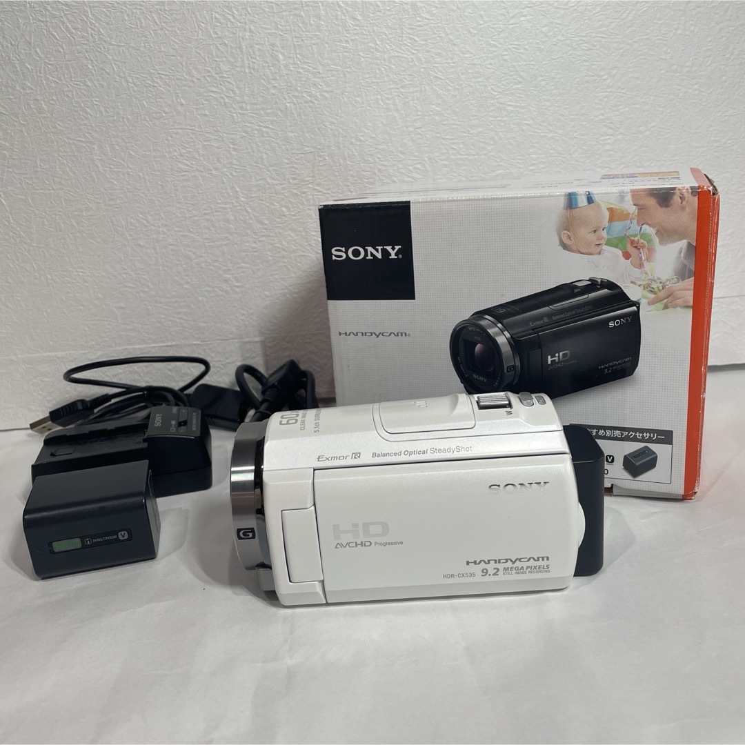 HDR-CX535 動作品 予備バッテリーケースセット (HDR-CX535 HDR-CX535 動作品 予備バッテリーケースセット (HDR-CX535
