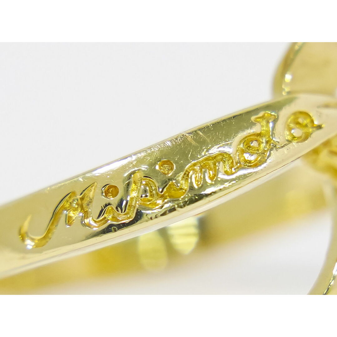 MIKIMOTO - 本物 ミキモト MIKIMOTO リボン モチーフ K18 YG MIKIMOTO - 本物 ミキモト MIKIMOTO リボン モチーフ K18 YG
