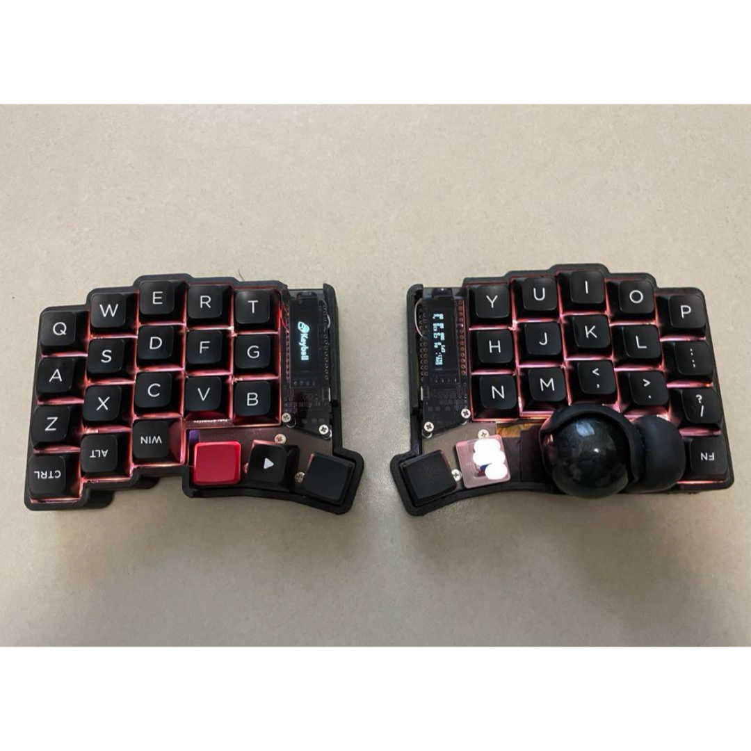 無線化 Keyball 39 組み立て済み スマホ/家電/カメラのPC/タブレット(PC周辺機器)の商品写真