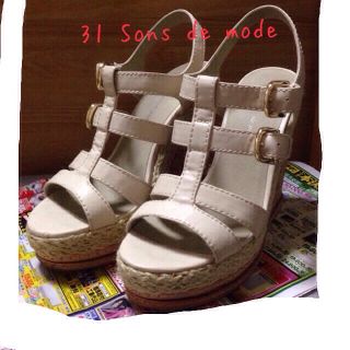 トランテアンソンドゥモード(31 Sons de mode)の31♡サンダル(サンダル)