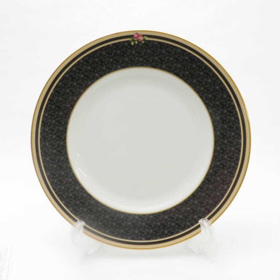 美品 WEDGWOOD ウェッジウッド クリオ ブラックダマスク 中皿 1枚 20cmプレート パン ケーキ デザート 金彩 SU7725U |  フリマアプリ ラクマ