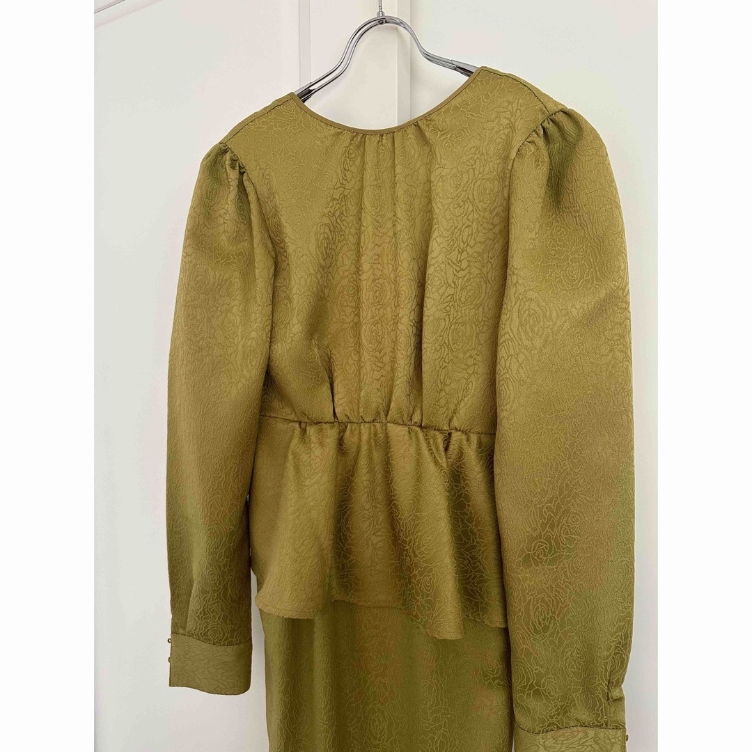Ameri VINTAGE - AMERI LADY LIKE PEPLUM DRESS Mの通販 by Ameri VINTAGE - AMERI LADY LIKE PEPLUM DRESS Mの通販 by