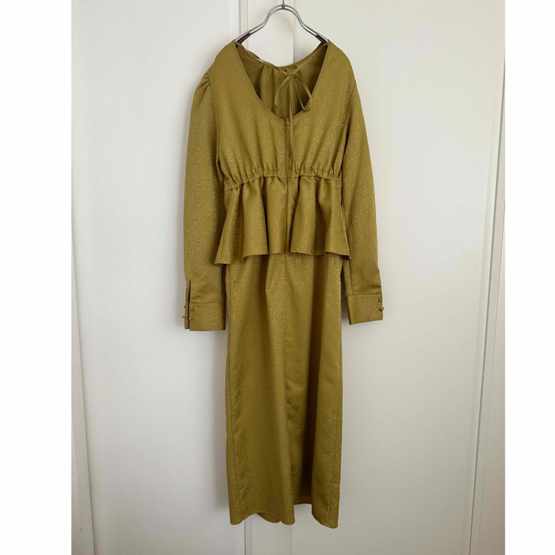 Ameri VINTAGE - AMERI LADY LIKE PEPLUM DRESS Mの通販 by Ameri VINTAGE - AMERI LADY LIKE PEPLUM DRESS Mの通販 by