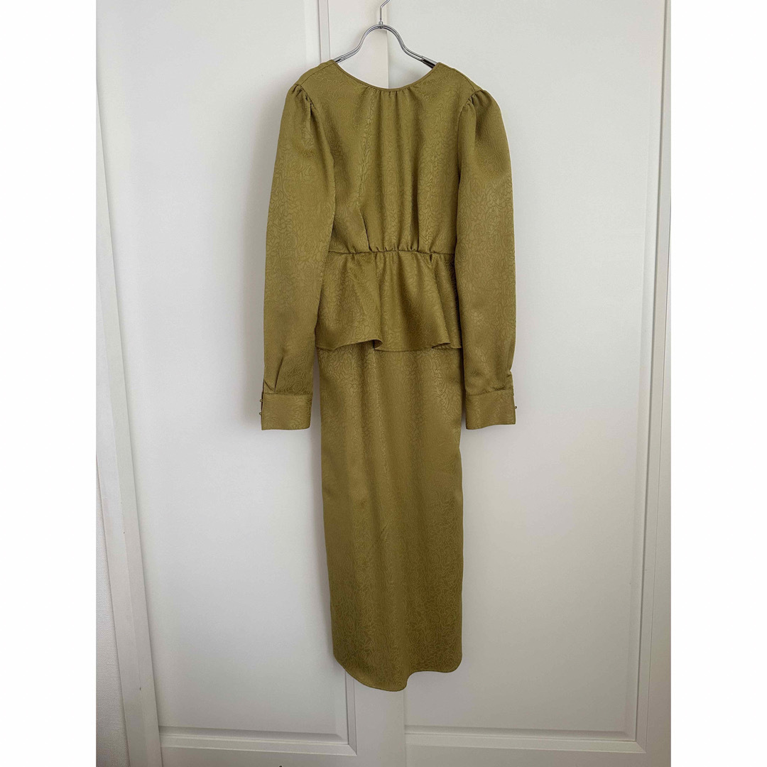 Ameri VINTAGE - AMERI LADY LIKE PEPLUM DRESS Mの通販 by Ameri VINTAGE - AMERI LADY LIKE PEPLUM DRESS Mの通販 by