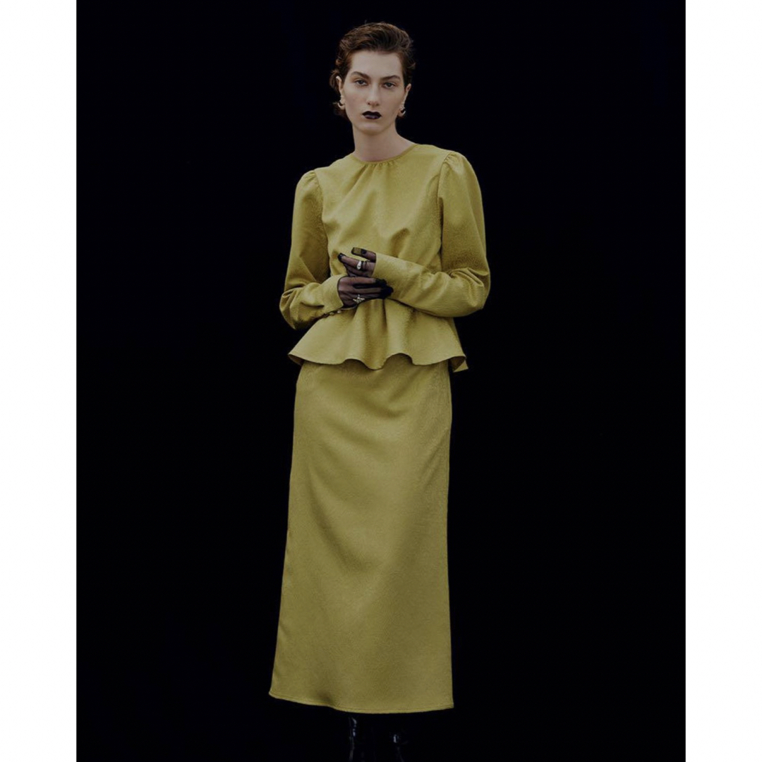 Ameri VINTAGE - AMERI LADY LIKE PEPLUM DRESS Mの通販 by Ameri VINTAGE - AMERI LADY LIKE PEPLUM DRESS Mの通販 by