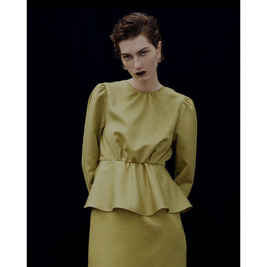 Ameri VINTAGE - AMERI LADY LIKE PEPLUM DRESS Mの通販 by Ameri VINTAGE - AMERI LADY LIKE PEPLUM DRESS Mの通販 by