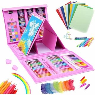 ✨おうち遊びが充実✨ お絵描きセット 大容量 知育 色鉛筆 クレヨン(知育玩具)