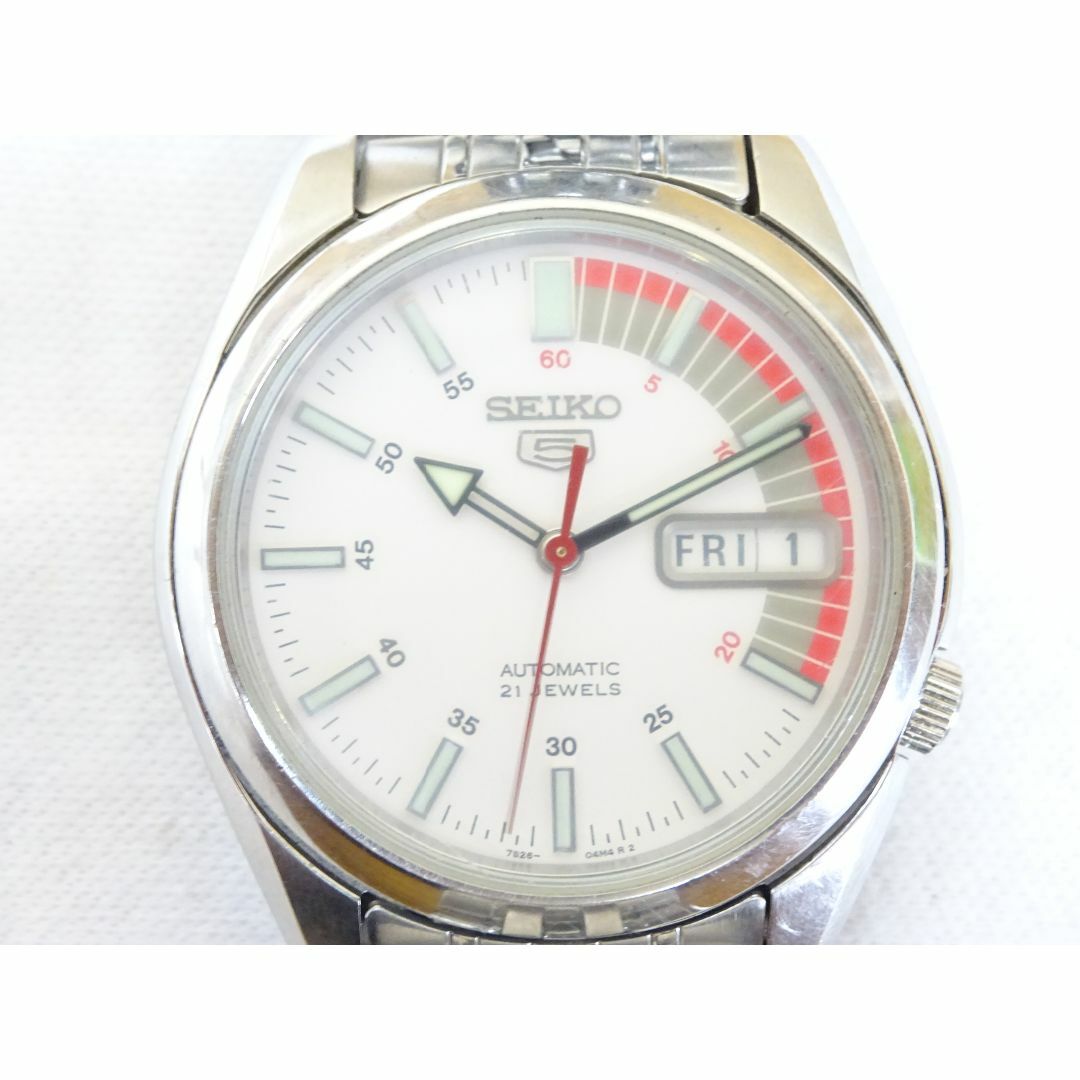 SEIKO - K鹿016/ SEIKO セイコー5 腕時計 自動巻 稼働 メンズ 裏スケ