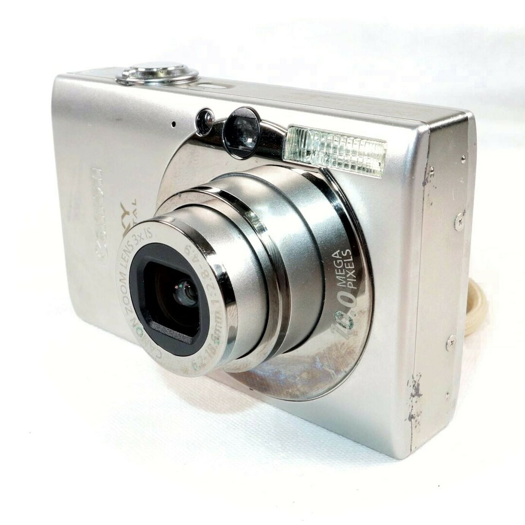 ジャンク コンパクトカメラ CANON IXY DIGITAL 25 IS シルバー ジャンク コンパクトカメラ CANON IXY DIGITAL 25 IS シルバー