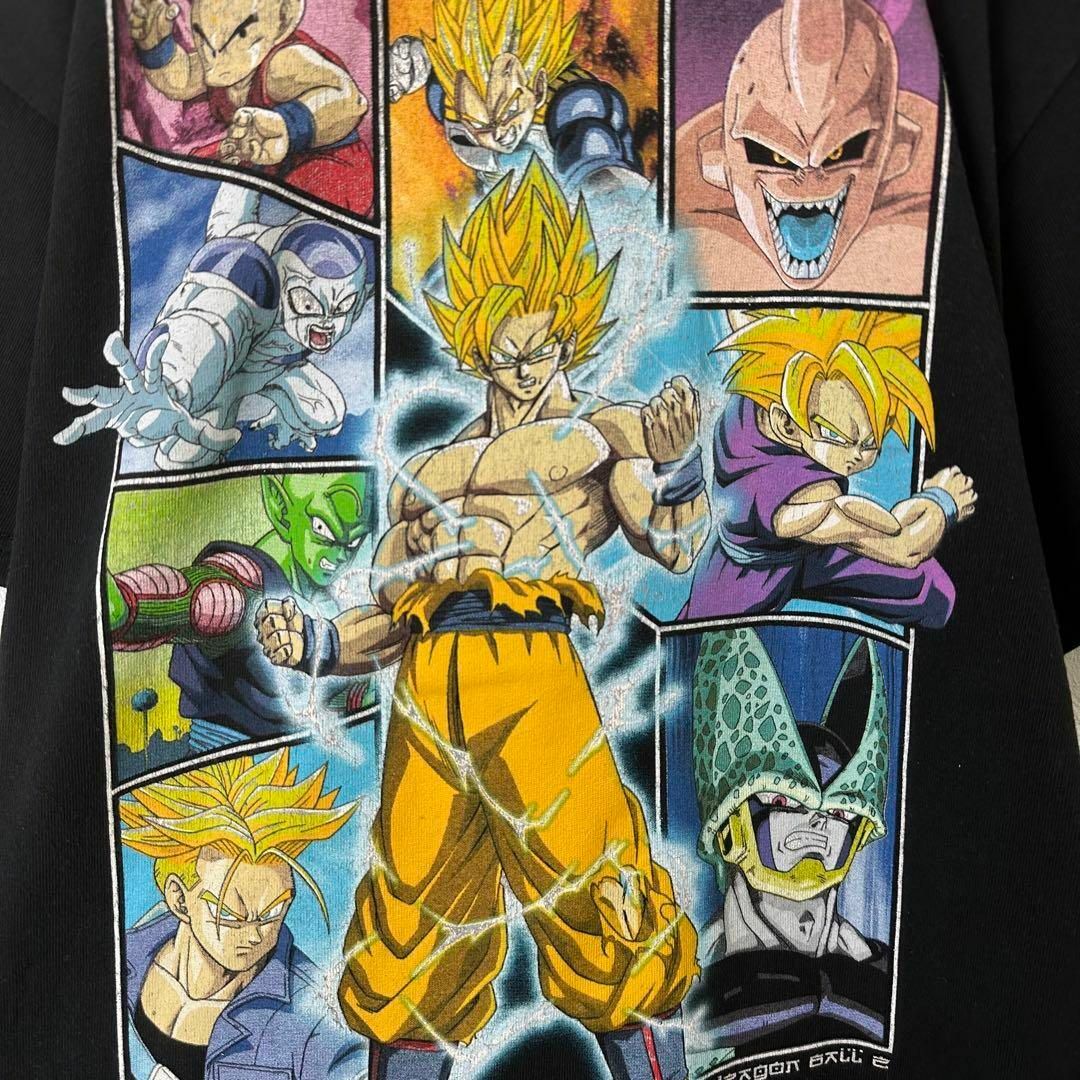 DRAGONBALL ドラゴンボールZ アニメT メンズ古着 半袖Tシャツ 黒 DRAGONBALL ドラゴンボールZ アニメT メンズ古着 半袖Tシャツ 黒