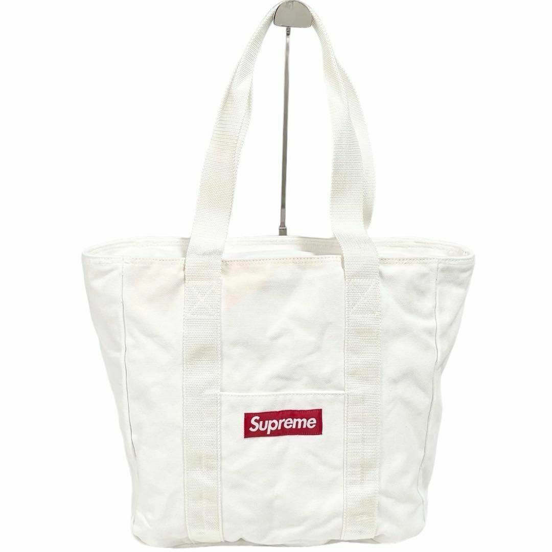 Supreme - 3049 Supreme Canvas Tote Bag White
