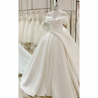 ボリュームフラワー ウェディングドレス プリンセス リボン ボリューム＆チュール】気分はプリンセス！ みんな大好き