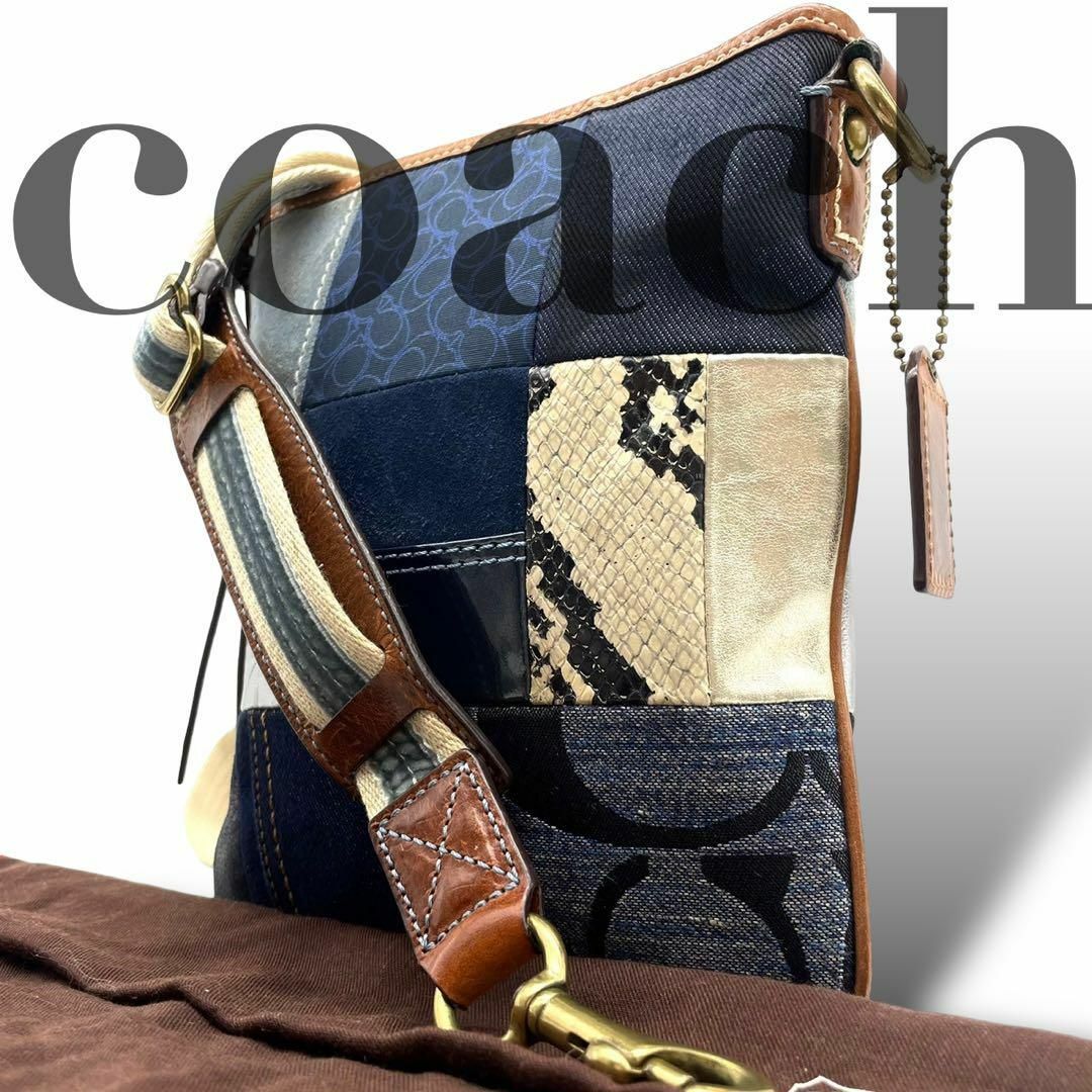 COACH - コーチ coach ショルダーバッグ シグネチャー パッチ COACH - コーチ coach ショルダーバッグ シグネチャー パッチ