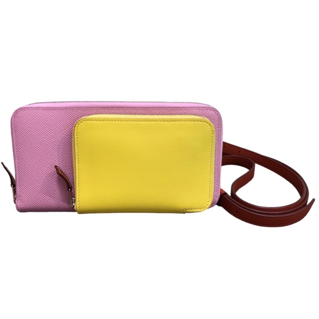 HERMES - 　エルメス HERMES ヌーヴォートゥ―ゴー B刻印 ライム/キュイブルー/シルバー金具 エプソン レディース ショルダーバッグ