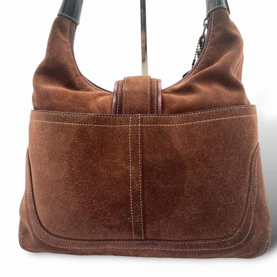 COACH - 美品 COACH コーチ ワンショルダーバッグ スエード COACH - 美品 COACH コーチ ワンショルダーバッグ スエード