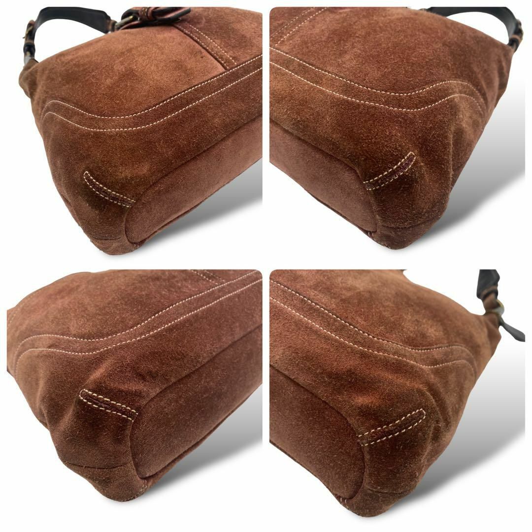 COACH - 美品 COACH コーチ ワンショルダーバッグ スエード COACH - 美品 COACH コーチ ワンショルダーバッグ スエード