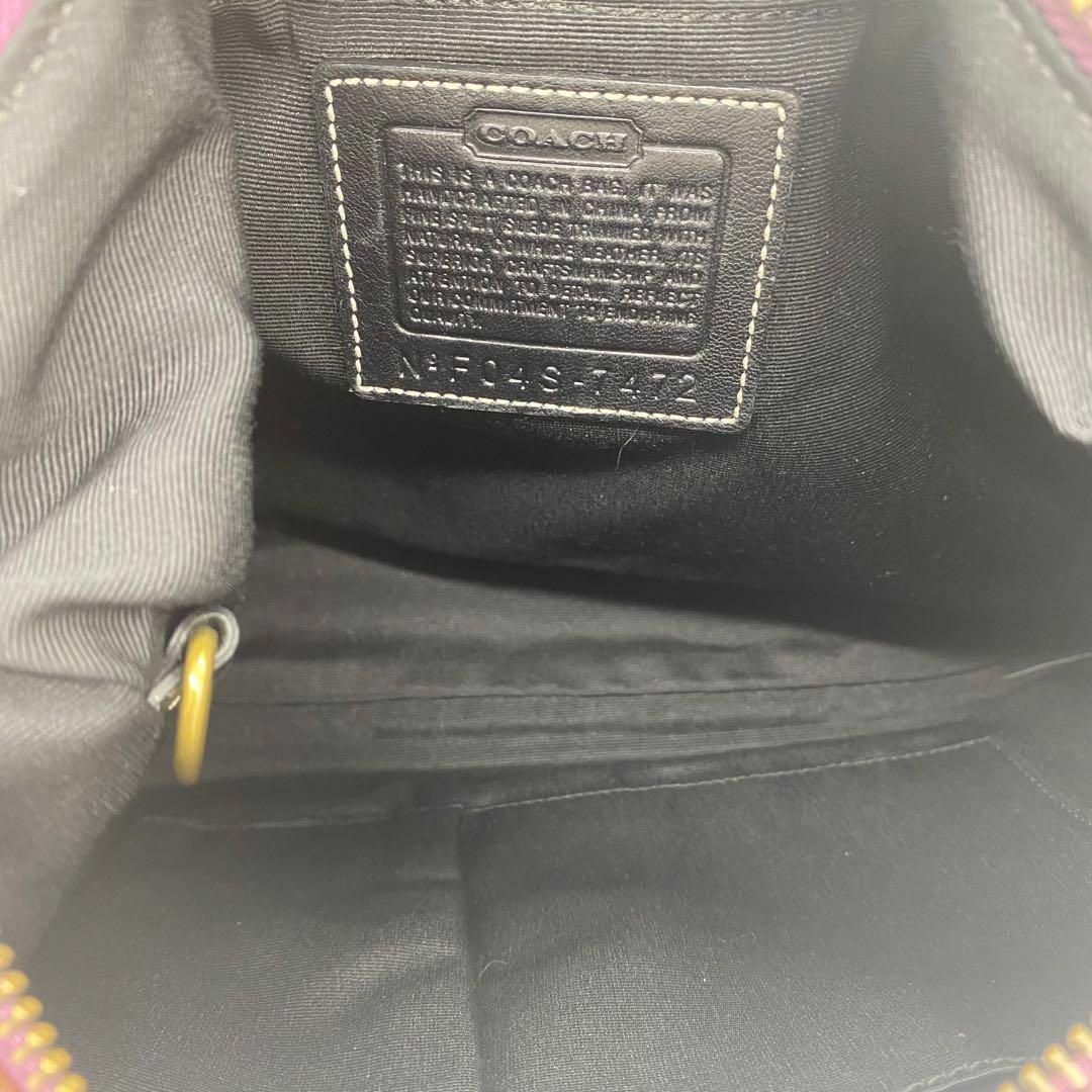 COACH - 美品 COACH コーチ ワンショルダーバッグ スエード COACH - 美品 COACH コーチ ワンショルダーバッグ スエード