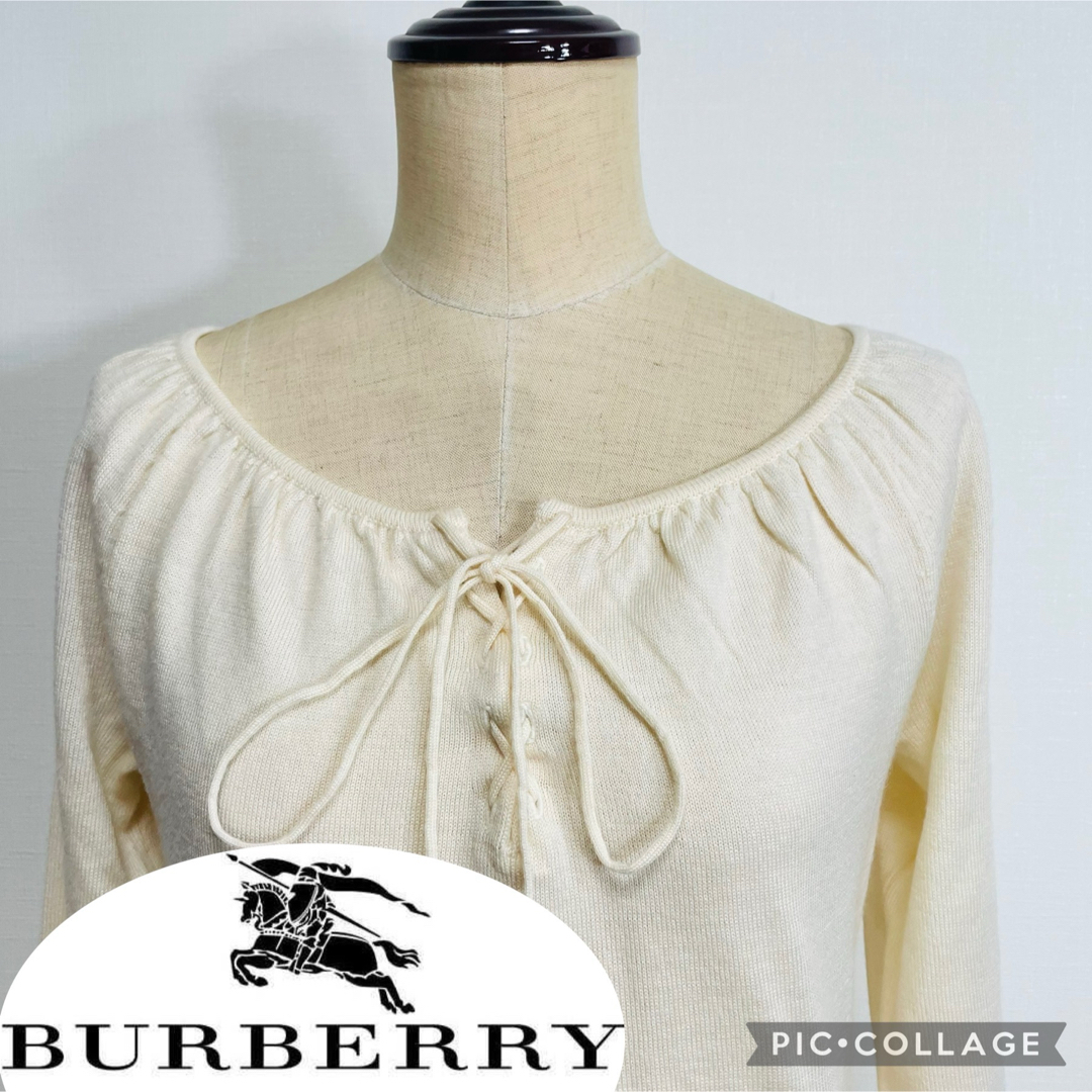 BURBERRY - バーバリー ロンT◎カットソー ニット セーター リボン