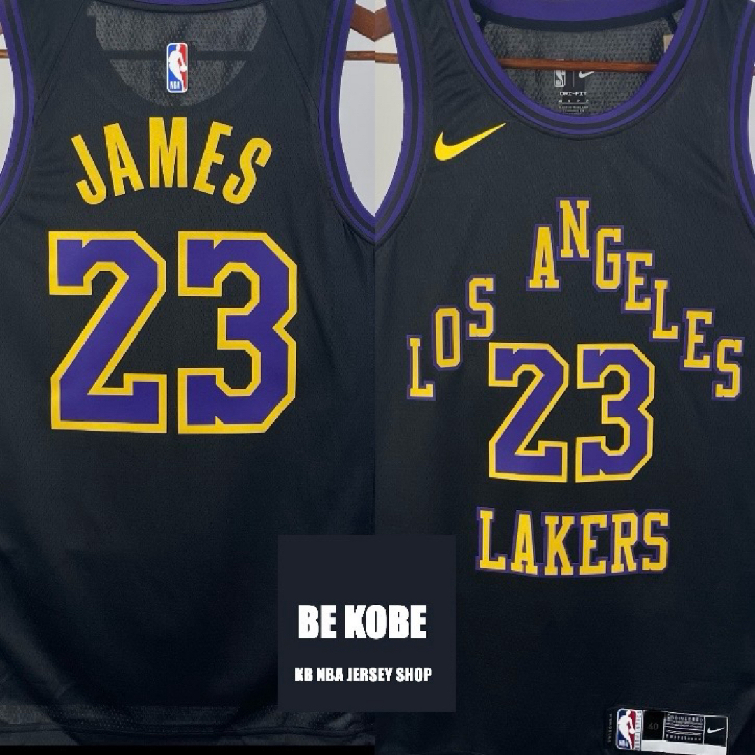 希少 刺繍 NBAユニフォーム LA Lakers LeBron James ウェア